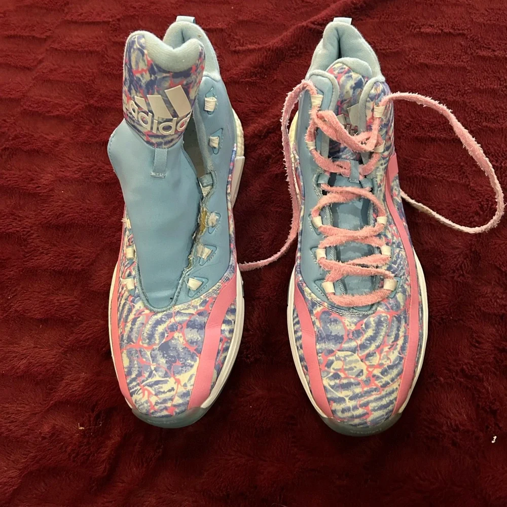 Used as is Adidas Multicolor High-Top Sneakers